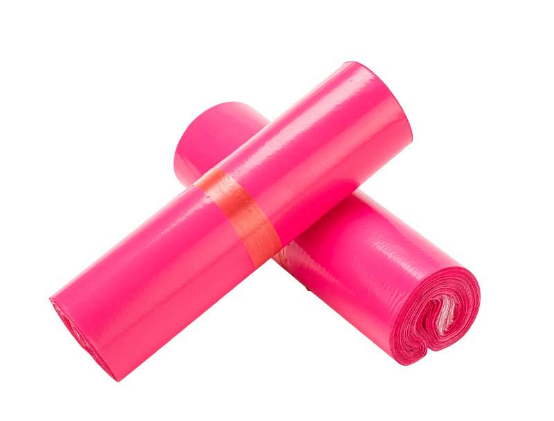 霍山玫红色快递袋-02